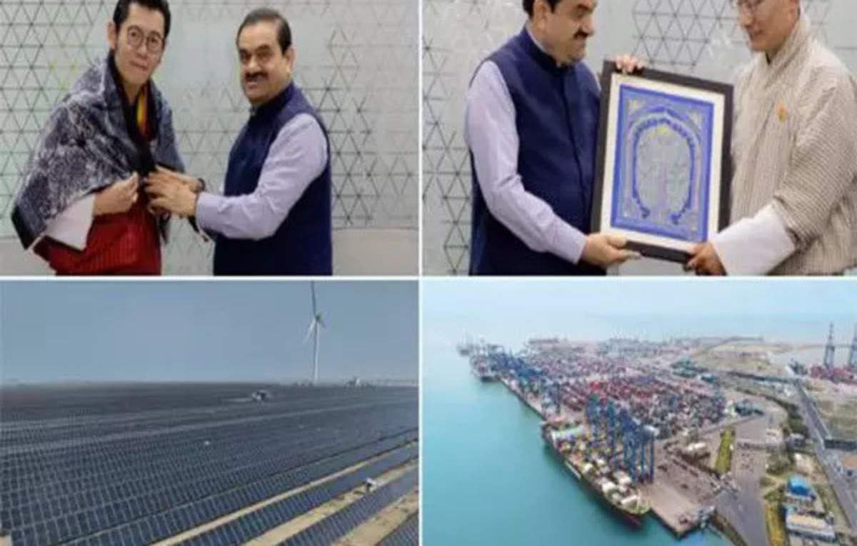 Business News | Bhutan King, PM Visit Adani’s Khavda Energy Project Site, Mundra Port in Gujarat – LatestLY