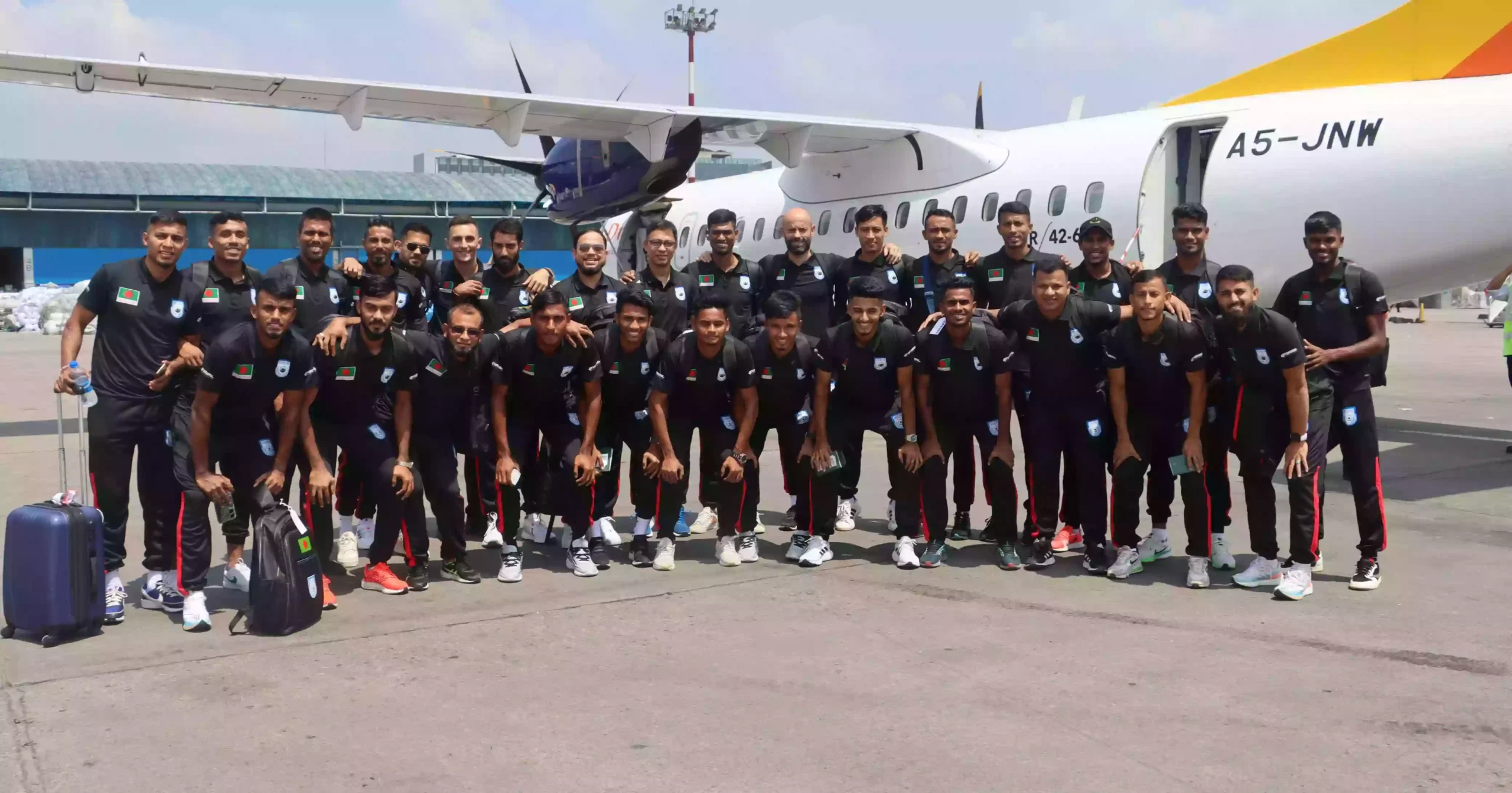 FIFA Int’ l Friendly: Bangladesh team reach Thimphu to play against Bhutan – United News of Bangladesh – UNB