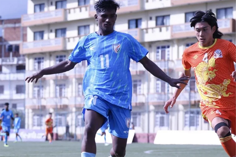 Sports News | Monirul Molla’s Lone Strike Helps India U20 See off Bhutan Challenge in SAFF C’ships – LatestLY